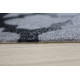 AKCIA: 67x200 cm Protišmykový behúň na mieru Zel 1017 Silver (Grey) - obšitý zo všetkých strán