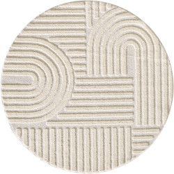 Kusový koberec Art 1121 Cream kruh