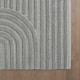 Kusový koberec Art 1121 Silver kruh