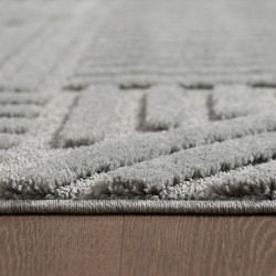 Kusový koberec Art 1121 Silver kruh