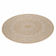 Kusový koberec Comilla 887 Beige kruh