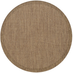 Kusový koberec Giza 1410 Brown kruh