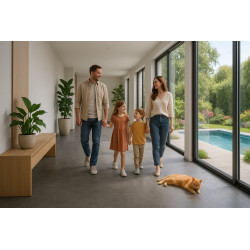 Vinylová podlaha samolepící Canadian Design Beton šedý Peel & Stick 