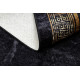 Kusový koberec Miro 51278.809 Marble black/gold