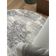 Kusový koberec Gloria Lydia Creme Grey kruh