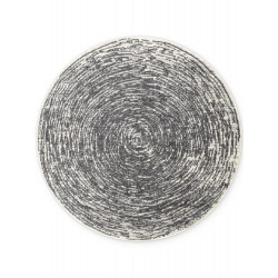 Kusový koberec Gloria Cavallo Creme Grey kruh