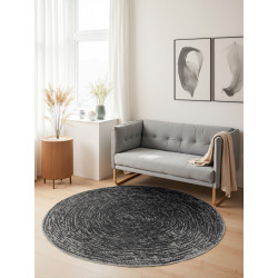 Kusový koberec Gloria Cavallo 106257 Grey kruh