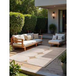 Kusový koberec Duet Bowen 106245 Beige/White - na von aj na doma