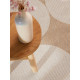 Kusový koberec Duet Bowen Beige/White kruh - na ven i na doma