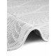 Kusový koberec Duet Liora White/Gray kruh - na von aj na doma