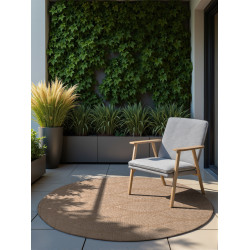 Kusový koberec Duet Liora 106247 Beige/White kruh - na von aj na doma