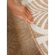 Kusový koberec Duet Liora Beige/White kruh - na ven i na doma