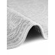 Kusový koberec Duet Kona White/Gray kruh - na ven i na doma