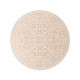 Kusový koberec Duet Kona Beige/White kruh - na von aj na doma