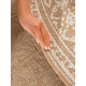 Kusový koberec Duet Kona Beige/White kruh - na ven i na doma