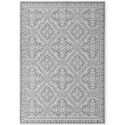 Kusový koberec Duet 106251 Rosel White/Gray - na von aj na doma