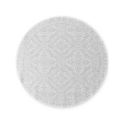 Kusový koberec Duet Rosel 106251 White/Gray kruh - na von aj na doma
