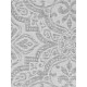 Kusový koberec Duet Rosel White/Gray kruh - na ven i na doma