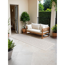 Behúň Duet Rosel 106251 White/Gray - na von aj na doma