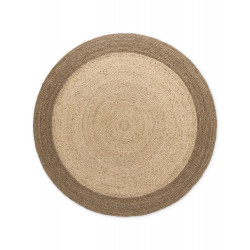 Kusový koberec Jutta Natur Ivory/Grey/Beige kruh