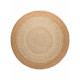 Kusový koberec Jutta Natur Ivory/Gold kruh