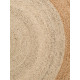 Kusový koberec Jutta Natur Ivory/Gold kruh