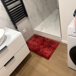 Kúpeľňová predložka Ella micro červená