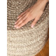 Sedací vak JUTTA POUF 106235 Beige/Grey