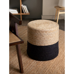 Sedací vak LOOMA POUF 106237 Beige/Black