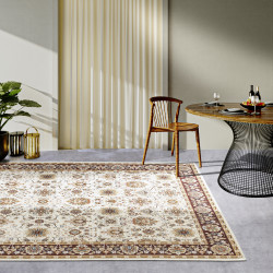 AKCIA: 120x180 cm Kusový koberec Villeroy & Boch 106054 Cream, Brown – na von aj na doma
