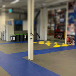 Vinylový modulový štvorec R-Tile 5005 Blue