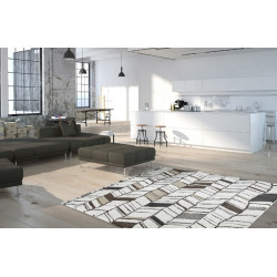 AKCIA: 80x150 cm Kusový koberec SOHO 841 WHITE