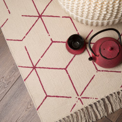 AKCIA: 80x150 cm Ručne tkaný kusový koberec Stockholm 342 FUCHSIA