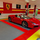 Vinylový modulový štvorec R-Tile 3020 Red