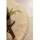 AKCIA: 100x100 (průměr) kruh cm Kusový koberec Jute Braided 106007 Ivory
