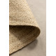 AKCIA: 100x100 (průměr) kruh cm Kusový koberec Jute Braided 106007 Ivory