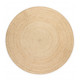 AKCIA: 100x100 (průměr) kruh cm Kusový koberec Jute Braided 106007 Ivory