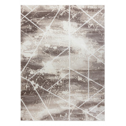 AKCIA: 120x170 cm Kusový koberec Core 1818 Geometric ivory/white