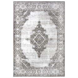 AKCIA: 120x170 cm Kusový koberec Shine 105918 Retro Cream Black