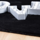 AKCIA: 160x230 cm Kusový koberec Cha Cha 535 black