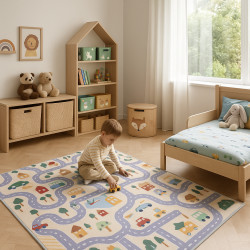 Detský metrážny koberec Scanroad 39 - neúčtujeme odrezky z role