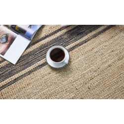 Ručne viazaný kusový koberec Agra Bridge HL 76 Natural Black