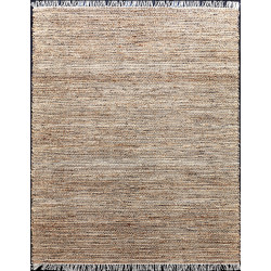 Ručně vázaný kusový koberec Agra Street 75 Natural Black