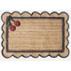 Ručne viazaná rohožka Berry SM-16 Natural Black