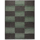 Ručne viazaný kusový koberec Geomoss SM 18 Green Black