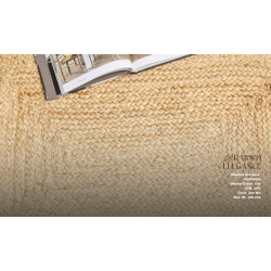 Ručne viazaná rohožka Orla J-44 Natural