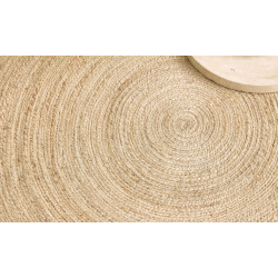 Ručne viazaný kusový koberec Rhea J-11 Natural kruh