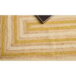 Ručne viazaný kusový koberec Soren J-41 Natural Yellow