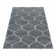 AKCIA: 140x200 cm Kusový koberec Salsa Shaggy 3201 grey