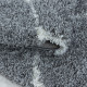 AKCIA: 140x200 cm Kusový koberec Salsa Shaggy 3201 grey